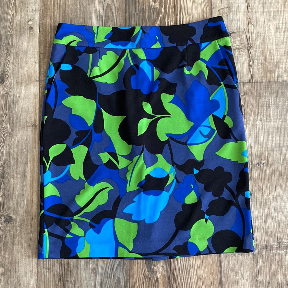 Premise Multicolored Pencil Skirt with Pockets
